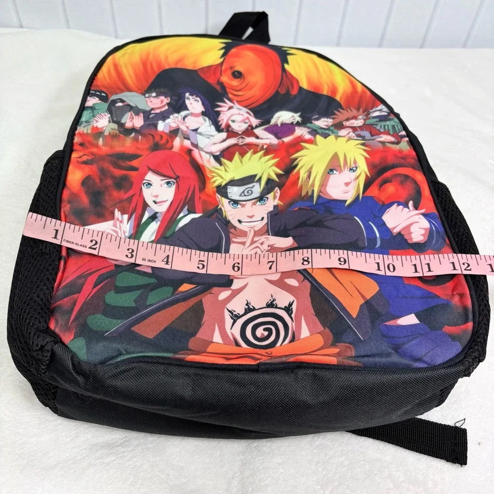 Anime Naruto Shippuden —3‎ in 1-Backpack, Lunch Box Pencil Case—New